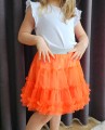 Spódniczka pomarańczowa tiul