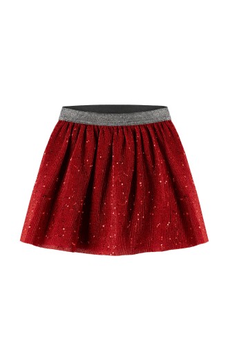 Spódniczka mini czerwone cekiny