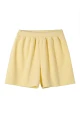 Spodenki dziecięce welurowe w kolorze żółtym