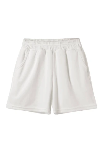 Spodenki dziecięce welurowe w kolorze białym