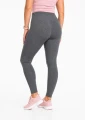 Legginsy bawełniane damskie maxi/plus size grafitowe jesień-zima