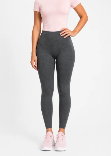Legginsy damskie grafitowe jesień-zima