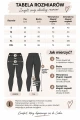 Legginsy damskie czarne/jesień-zima