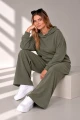 Bluza Damska z Kapturem Khaki