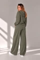 Spodnie Damskie Szerokie Khaki