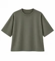 Bluza Damska Oversize 3/4 Rękaw Khaki